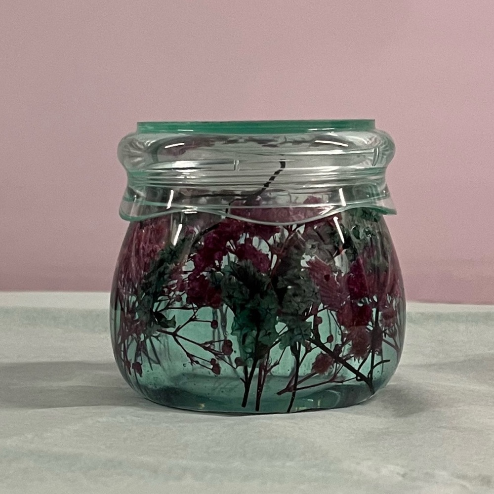“Enchanted Blooms” Keepsake Jar - Exclusively Designed by Nancz Artisan’s Nook